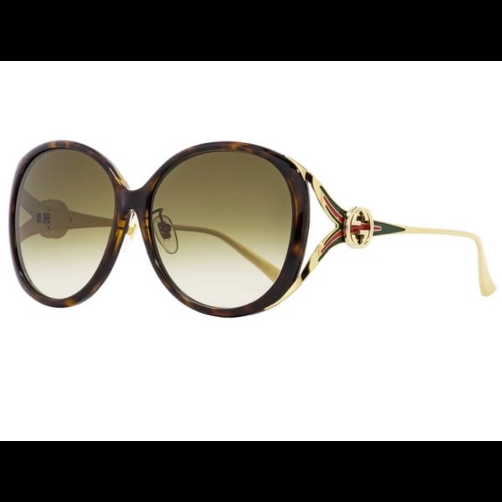 Gucci (GG0226) Oval Sunglasses (60mm).
